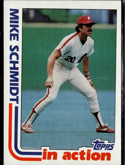 1982 Mike Schmidt #101 In Action