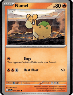 2024 Numel #11 Paldean Fates