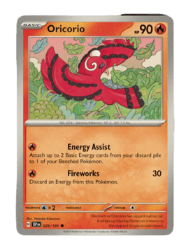 2024 Oricorio #26 Surging Sparks
