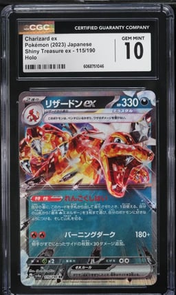 2023 Pokemon Japanese SV Shiny Treasure ex Charizard ex #115 CGC 10 GEM MINT