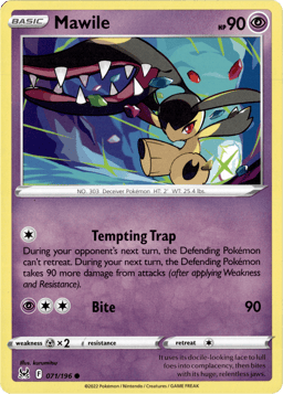 2022 Mawile #71 Lost Origin