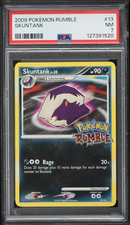 2009 Pokemon Platinum Rumble Skuntank #13 PSA 7 NRMT