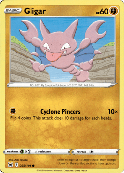 2022 Gligar #95 Lost Origin