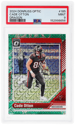2024 Panini Donruss Optic Dragon Cade Otton #185 PSA 9