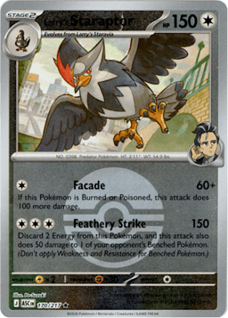2026 Larry's Staraptor (Ball Reverse Holofoil) #170 Ascended Heroes