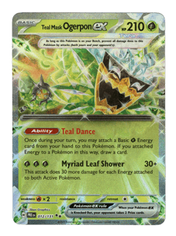 2025 Teal Mask Ogerpon ex #12 Prismatic Evolutions