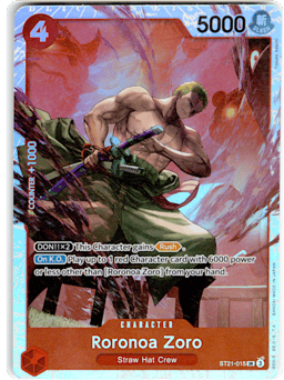 2025 Roronoa Zoro (foil) #15 EX Gear 5