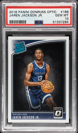 2018 Donruss Optic Jaren Jackson Jr. #188 PSA 10