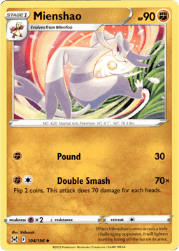 2022 Mienshao #104 Lost Origin