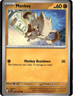 2024 Mankey #45 Paldean Fates