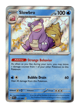 2024 Slowbro #117 Paldean Fates