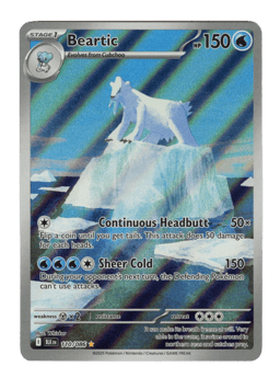2025 Beartic #110 Black Bolt