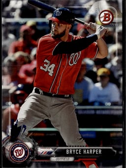 2017 Bryce Harper #3 Bowman