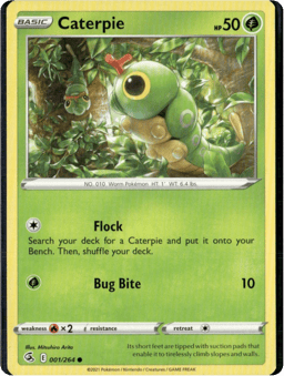 2021 Caterpie #1 Fusion Strike