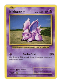 2016 Nidoran ♂ #43 Evolutions