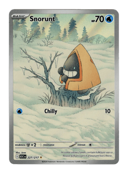 2026 Snorunt #227 Ascended Heroes