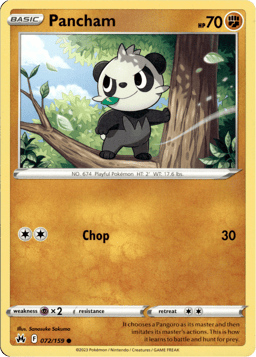 2023 Pancham #72 Crown Zenith