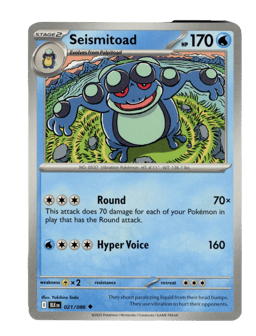 2025 Seismitoad #21 Black Bolt