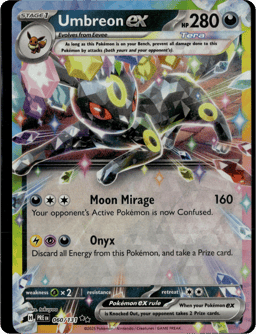 2025 Umbreon ex #60 Prismatic Evolutions