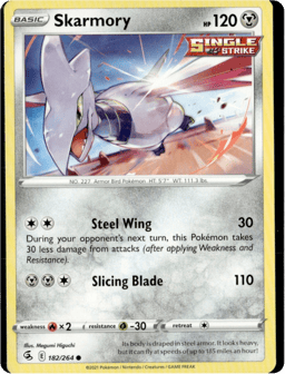 2021 Skarmory #182 Fusion Strike