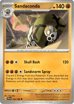 2023 Sandaconda #120 Scarlet & Violet