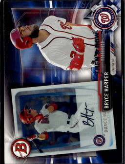 2017 Bryce Harper #Bowman-6 Topps Bowman Then & Now