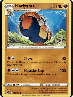 2022 Hariyama #98 Lost Origin