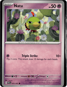 2024 Natu #25 Paldean Fates
