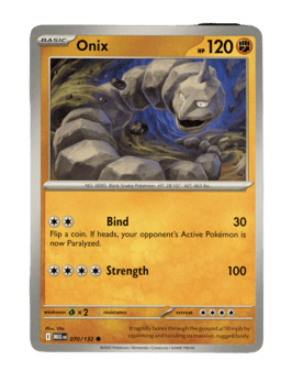 2025 Onix #70 Mega Evolution
