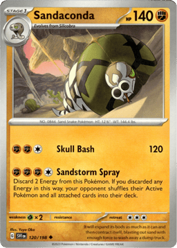 2023 Sandaconda #120 Scarlet & Violet