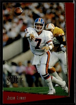 1993 John Elway #34 Score Select