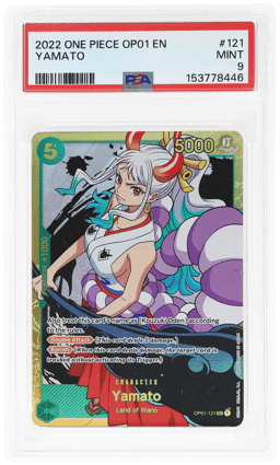 2022 One Piece Romance Dawn Secret Rare Yamato #OP01-121 PSA 9