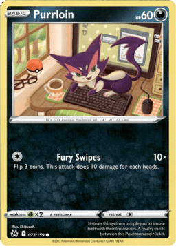 2023 Purrloin #77 Crown Zenith