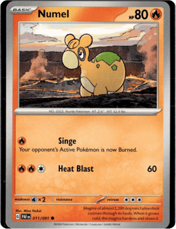 2024 Numel #11 Paldean Fates