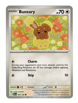 2025 Buneary #107 Mega Evolution