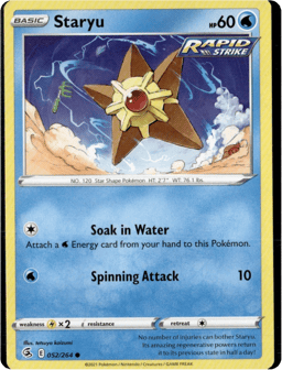 2021 Staryu #52 Fusion Strike