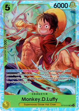2024 Monkey.D.Luffy (foil) #15 Ultra Deck: The Three Brothers