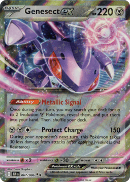 2025 Genesect ex #67 Black Bolt