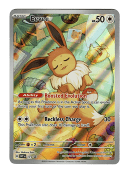 2023 Eevee #173 Scarlet & Violet Black Star Promos
