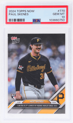 2024 Topps Now Paul Skenes #770 /32652 PSA 10