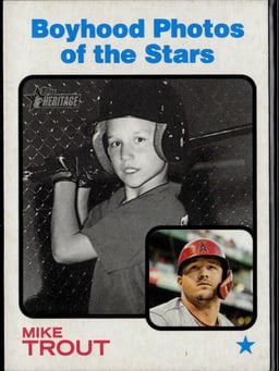 2022 Mike Trout #341 Topps Heritage