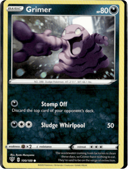 2020 Grimer #100 Darkness Ablaze