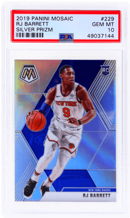 2019 Panini Mosaic Silver Mosaic RJ Barrett #229 PSA 10