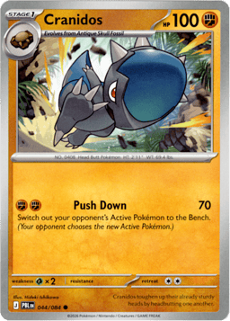 2026 Cranidos #44 Pitch Black