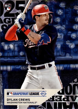 2025 Dylan Crews #TG-20 Topps Training Ground
