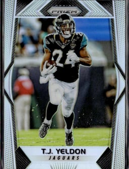 2017 T.J. Yeldon #28 Prizm