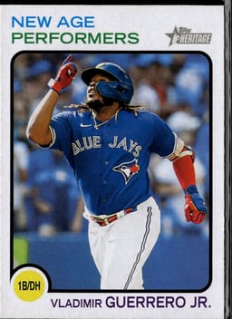 2022 Vladimir Guerrero Jr. #NAP-3 Topps Heritage New Age Performers