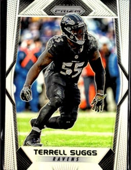 2017 Terrell Suggs #153 Prizm