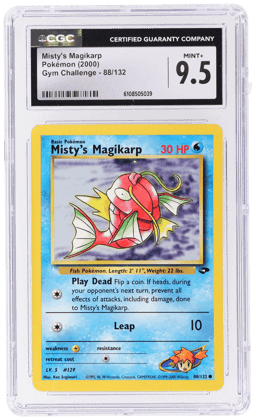 2000 Pokemon Gym Challenge Misty's Magikarp #88 CGC 9.5
