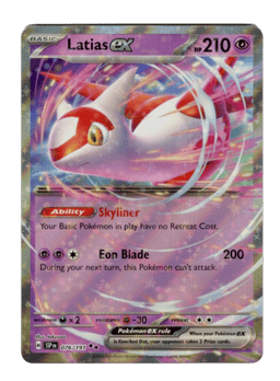 2024 Latias ex #76 Surging Sparks